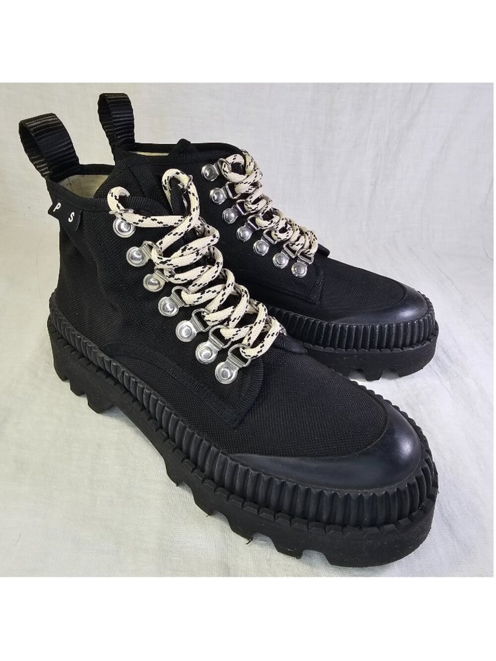 Proenza Schouler Chunky Lug Sole High Top Platform Sneaker Ankle Boots EU40